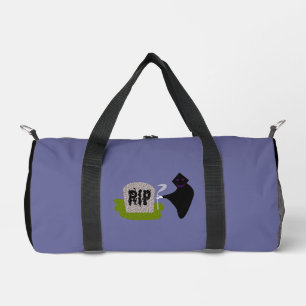 Death in the Cemetery Halloween Duffle Bag