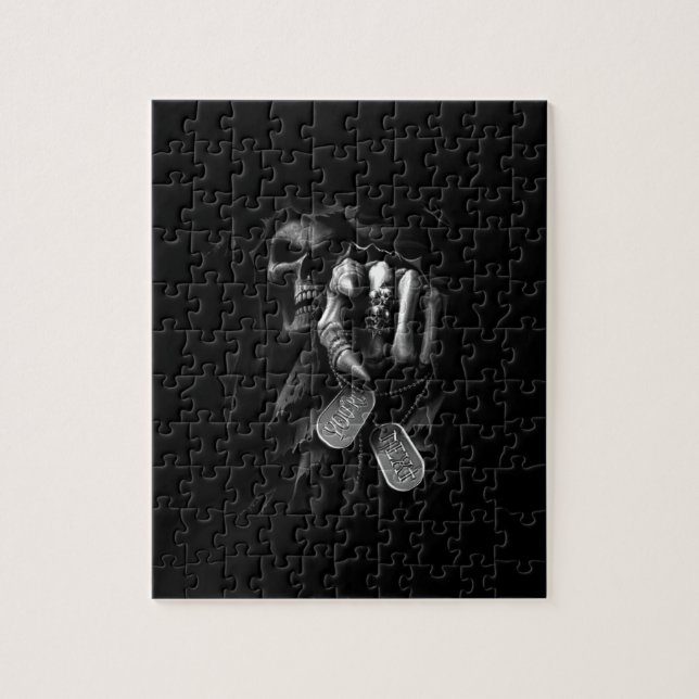 Death is Coming Jigsaw Puzzle (Vertical)