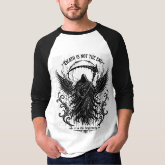 Death Is Not the End Gothic Grim Reaper T-Shirt