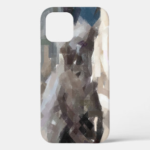 Death Maiden Original Abstract art Painting GRays iPhone 12 Case