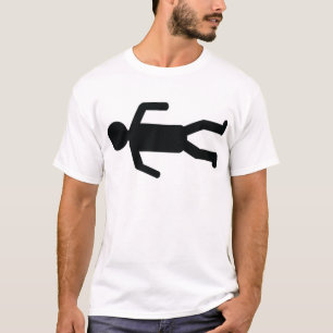 death man on floor icon T-Shirt