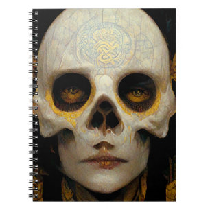 Death Mask Fantasy Sci-Fi Art Notebook