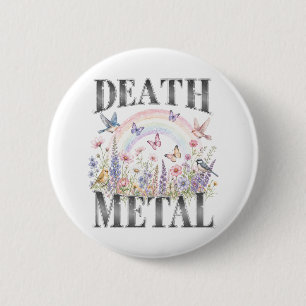 Death Metal 6 Cm Round Badge