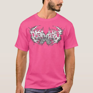 Death Metal Band Logo Symbol Font Metalhead Musici T-Shirt