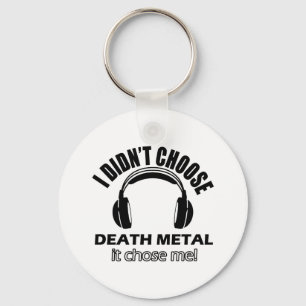 death metal designs key ring
