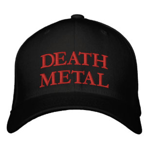 DEATH METAL EMBROIDERED HAT