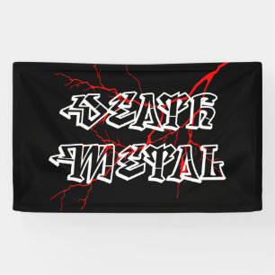 Death metal label banner