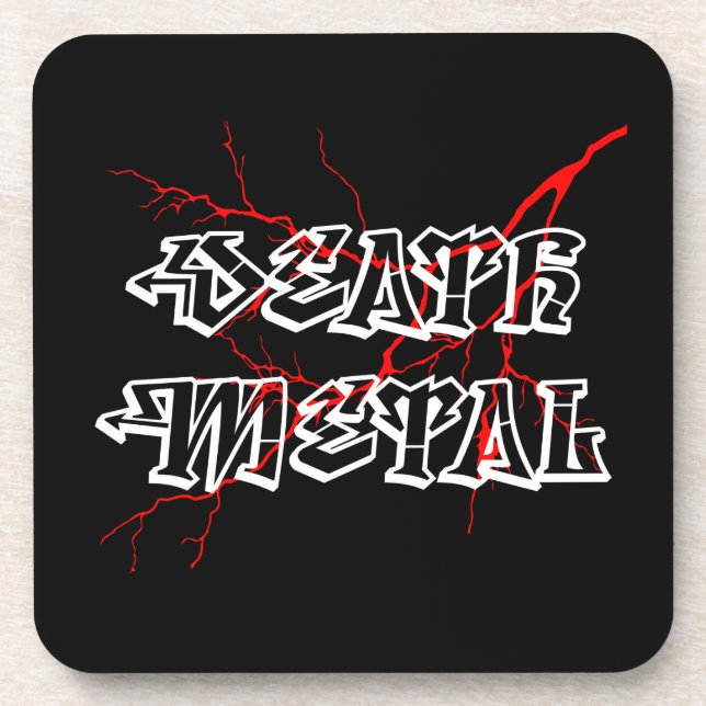 Death metal label coaster (Front)