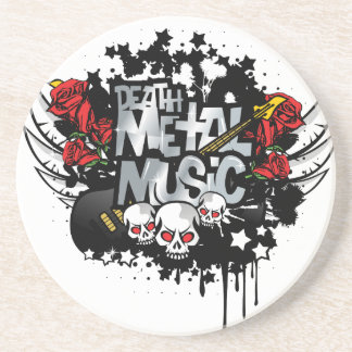 Death Metal Music Coaster