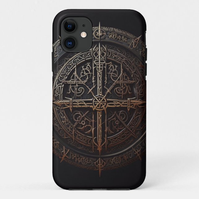 Death Metal Rune Phone Case (Back)