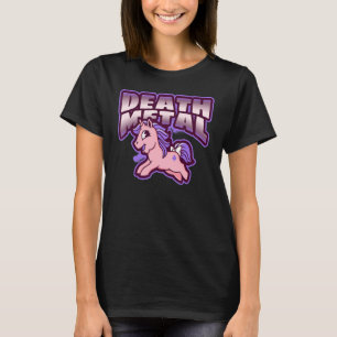 Death Metal Unicorn Cute Heavy Metal Music T-Shirt