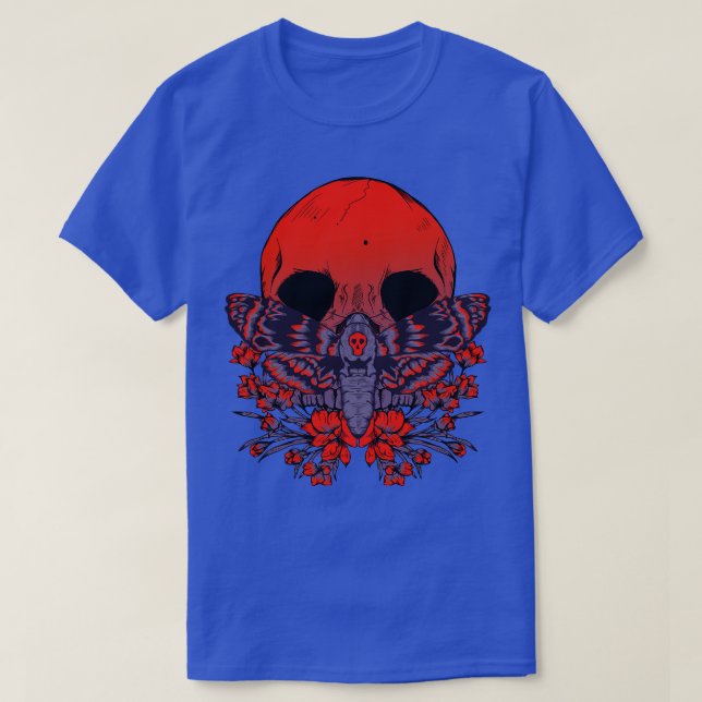 Death Moth skull T-Shirt (Design Front)