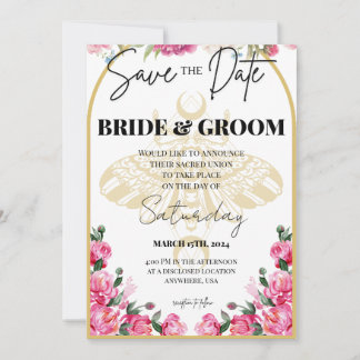 Death Moth Wedding - Save the Date