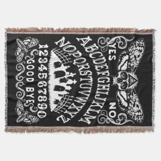 Death Moth Witch Board Throw