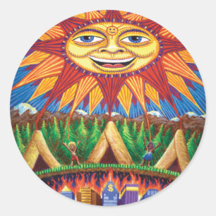 Death n Rebirth Classic Round Sticker