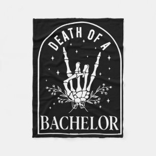 Death Of A Bachelor Groom Crew Skeleton Gothic Hal Fleece Blanket