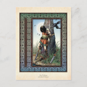 "Death of Cuchulainn" Postcard