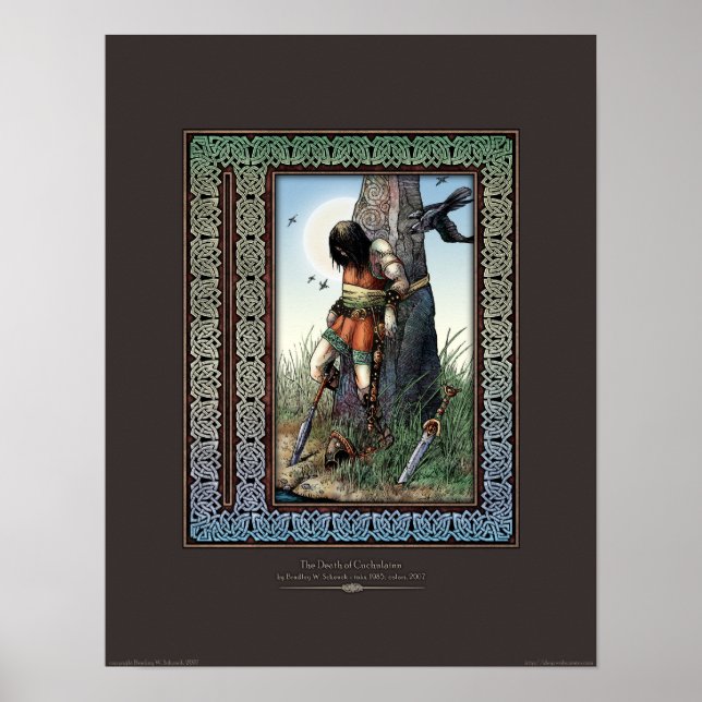 Death of Cuchulainn Poster (14x18") (Front)