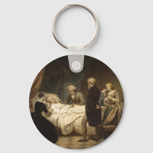 Death of George Washington keychain