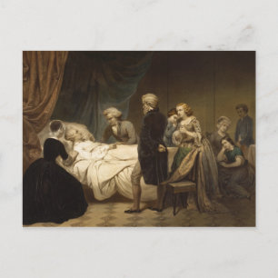 Death of George Washington postcard