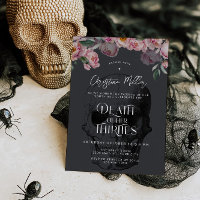 Death Of Her Thirties 40th Birthday Invitation