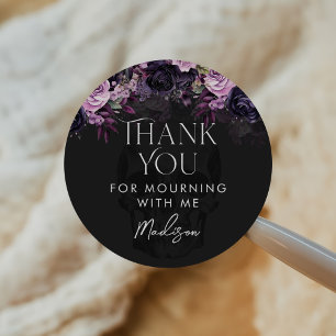Death Of Her Twenties 30th Birthday Party Classic Round Sticker