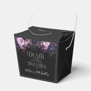 Death Of Her Twenties 30th Birthday Party Favour Box