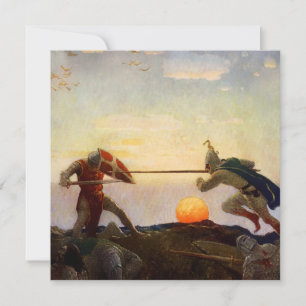 “Death of King Arthur and Sir Mordred” by NC Wyeth