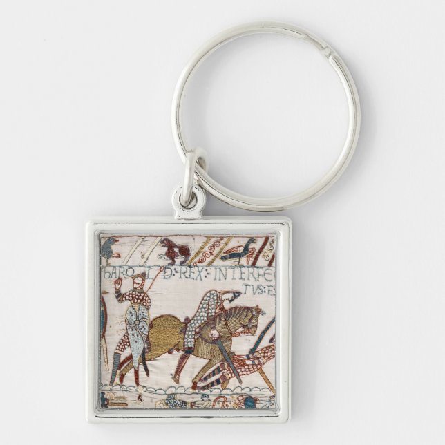 Death of King Harold (Bayeux Tapestry) Key Ring (Front)