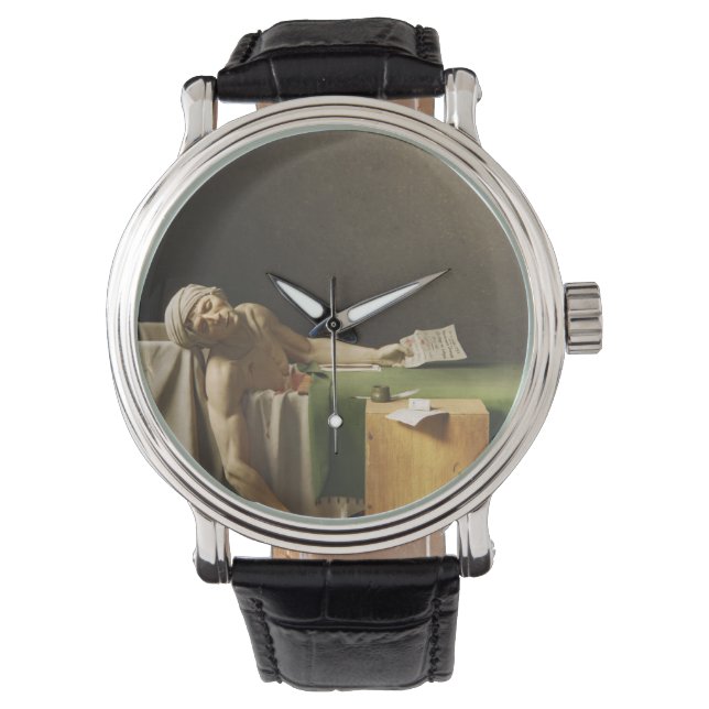 Death Of Marat By Jacques Louis David Watch (Front)