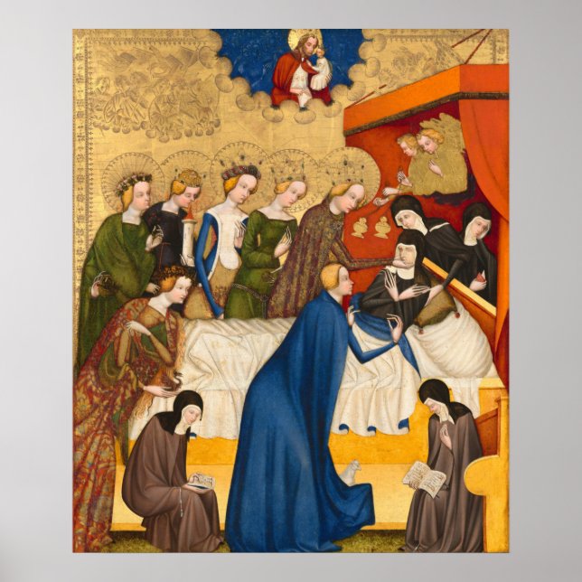 Death of Saint Clare - Heiligenkreuz Fine Art Poster (Front)