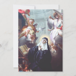 Death of Saint Scholastica  Thank You Card