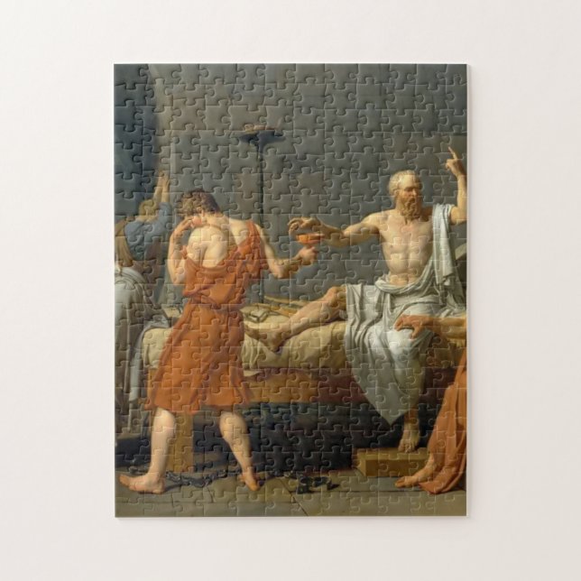 Death Of Socrates Jigsaw Puzzle (Vertical)