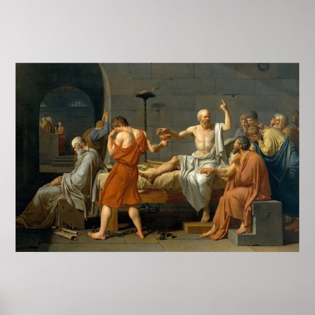 Death Of Socrates Poster (Front)