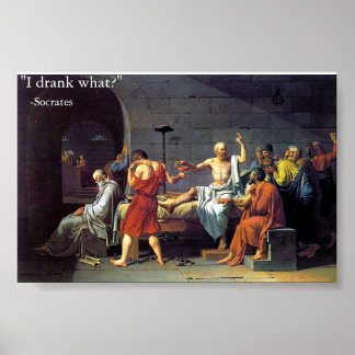 death of socrates poster