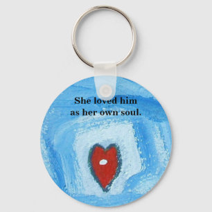 DEATH OF SOULMATE KEY RING