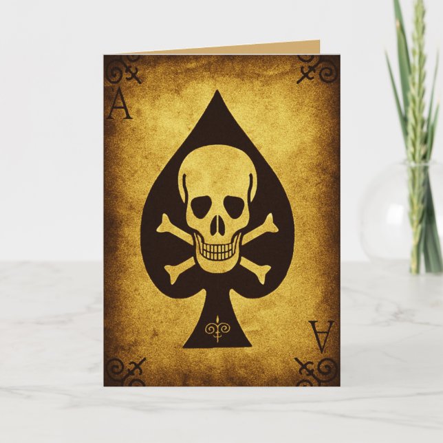 death of spades greeting card (Front)