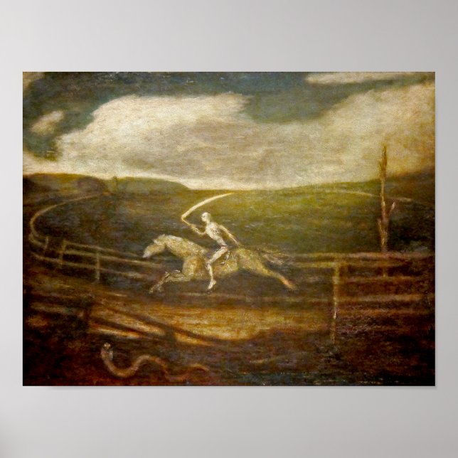 Death on a Pale Horse [The Race Track] by Ryder Poster (Front)