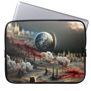 DEATH ON EARTH LAPTOP SLEEVE
