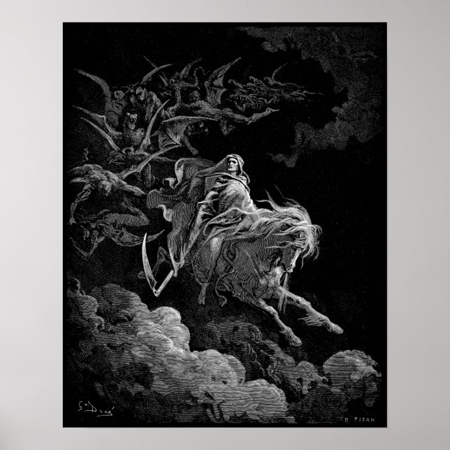 Death on the Pale Horse Gustave Dore Poster (Front)
