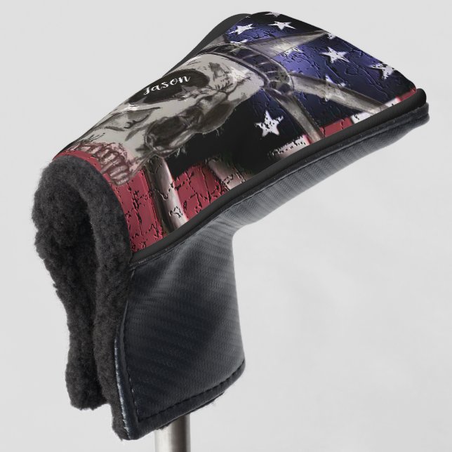 Death Or Liberty Golf Head Cover (3/4 Front)