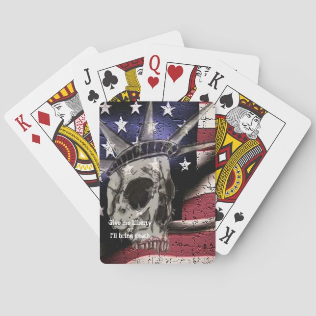 Death or Liberty Playing Cards (Back)