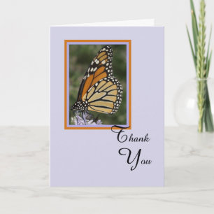 Death or Sympathy Thank You Card -- Butterfly