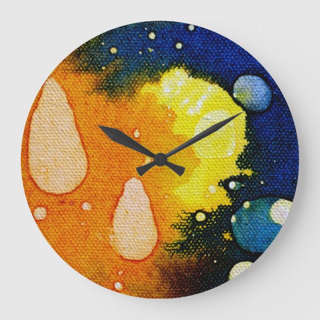 Death Polychromoptic by Michael Moffa Large Clock (Front)