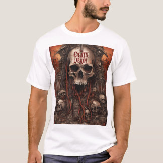 Death Reigns Eternal – Dark Gothic Skull T-Shirt