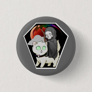 Death Rides 3 Cm Round Badge