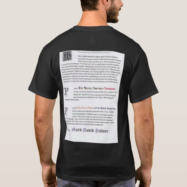 Death Roll - Showdown T-Shirt (Back)