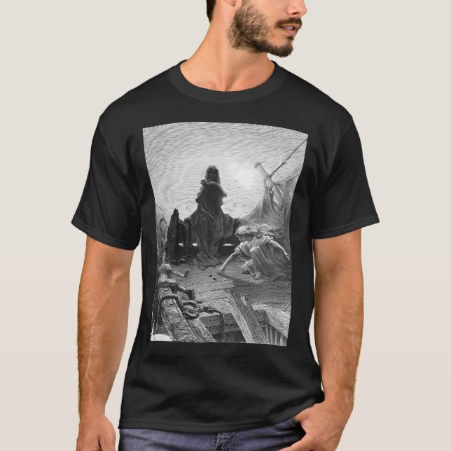 Death Rolls The Dice - Gustave T-Shirt (Front)