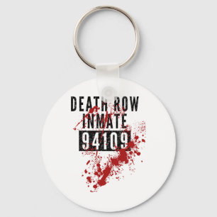Death Row Inmate 94109 Bloody Costume For Hallowee Key Ring
