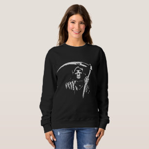 Death Skeleton Design Sweatshirt